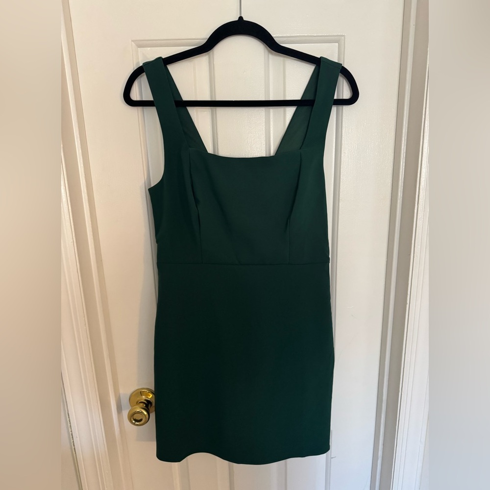 Wilfred Forest Green Mini Dress
